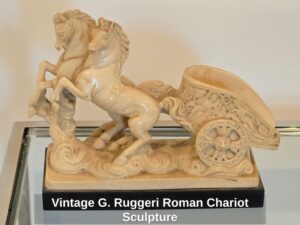 Vintage-G.-Ruggeri-Roman-Chariot-Sculpture