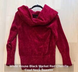 White-House-Black-Market-Red-Chenille-Cowl-Neck-Sweater