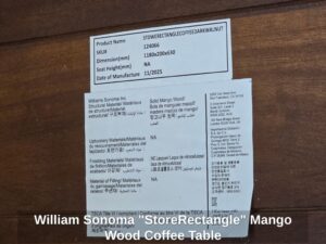 William-Sonoma-StoreRectangle-Mango-Wood-Coffee-Table-third-image