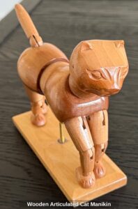 Wooden-Articulated-Cat-Manikin
