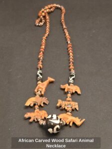 African-Carved-Wood-Safari-Animal-Necklace
