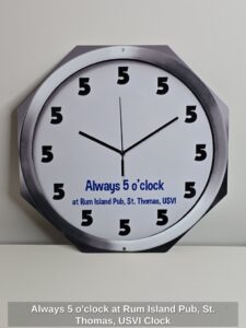 Always-oclock-at-Rum-Island-Pub-St.-Thomas-USVI-Clock