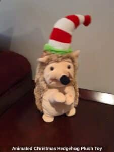 Animated-Christmas-Hedgehog-Plush-Toy