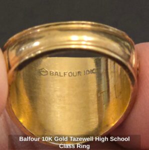 Balfour-K-Gold-Tazewell-High-School-Class-Ring-second-image