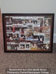 Boston-Red-Sox-World-Series-Champions-Framed-Newspaper-Collage-second-image