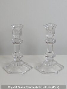 Crystal-Glass-Candlestick-Holders-Pair