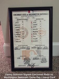 Davey-Johnson-Signed-Cincinnati-Reds-vs.-Washington-Nationals-Game-Day-Lineup-Card