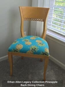Ethan-Allen-Legacy-Collection-Pineapple-Back-Dining-Chairs