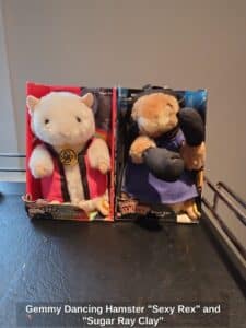 Gemmy-Dancing-Hamster-Sexy-Rex-and-Sugar-Ray-Clay