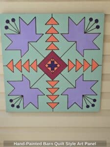 Hand-Painted-Barn-Quilt-Style-Art-Panel