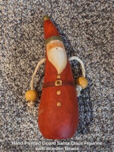 Hand-Painted-Gourd-Santa-Claus-Figurine-with-Wooden-Beads