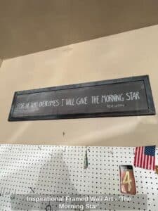 Inspirational-Framed-Wall-Art-The-Morning-Star