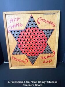 J.-Pressman-Co.-Hop-Ching-Chinese-Checkers-Board