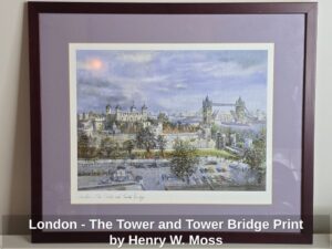 London-The-Tower-and-Tower-Bridge-Print-by-Henry-W.-Moss