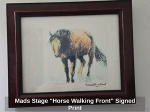 Mads-Stage-Horse-Walking-Front-Signed-Print