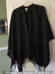 Michael-Kors-Houndstooth-Fringe-Poncho
