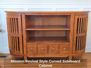 Mission-Revival-Style-Curved-Sideboard-Cabinet
