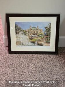 Monaco-Le-Casino-Framed-Print-by-H.-Claude-Pissarro