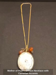Mother-of-Pearl-Pendant-Necklace-with-Carnelian-Accents