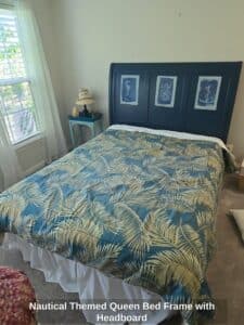 Nautical-Themed-Queen-Bed-Frame-with-Headboard