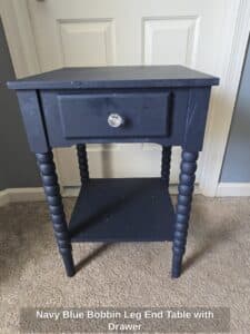 Navy-Blue-Bobbin-Leg-End-Table-with-Drawer