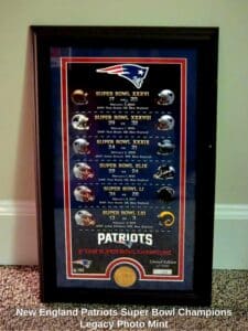 New-England-Patriots-Super-Bowl-Champions-Legacy-Photo-Mint