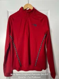 Nike-New-England-Patriots-Dri-FIT-Quarter-Zip-Pullover