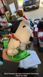 Peanuts-Snoopy-Animated-Christmas-Plush-on-Sled