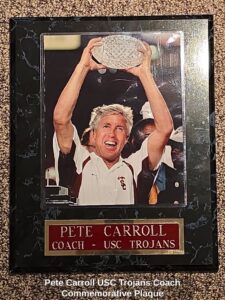 Pete-Carroll-USC-Trojans-Coach-Commemorative-Plaque