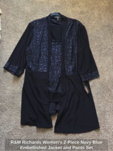 RM-Richards-Womens-Piece-Navy-Blue-Embellished-Jacket-and-Pants-Set