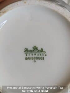 Rosenthal-Sanssouci-White-Porcelain-Tea-Set-with-Gold-Band-third-image