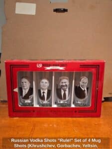 Russian-Vodka-Shots-Rule-Set-of-Mug-Shots-Khrushchev-Gorbachev-Yeltsin-Putin