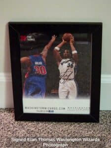 Signed-Etan-Thomas-Washington-Wizards-Photograph