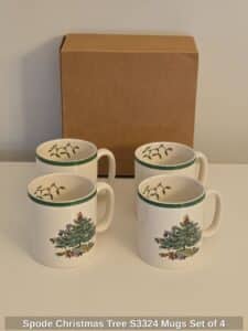 Spode-Christmas-Tree-S-Mugs-Set-of