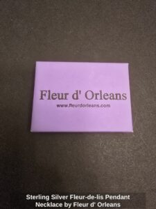Sterling-Silver-Fleur-de-lis-Pendant-Necklace-by-Fleur-d-Orleans-third-image