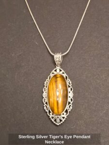 Sterling-Silver-Tigers-Eye-Pendant-Necklace-second-image