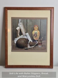 Still-Life-with-Ballet-Slippers-Bread-and-Matryoshka-Doll