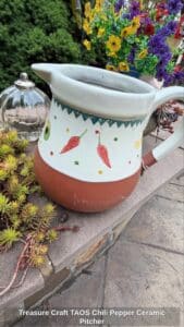 Treasure-Craft-TAOS-Chili-Pepper-Ceramic-Pitcher