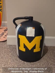 University-of-Michigan-or-University-of-Minnesota-Jug-Display-Piece-second-image