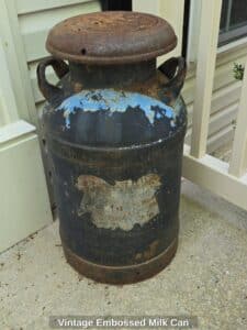 Vintage-Embossed-Milk-Can