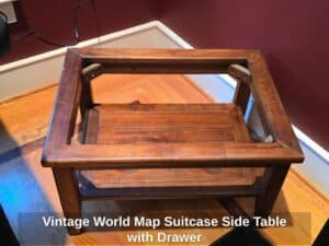 Vintage-World-Map-Suitcase-Side-Table-with-Drawer-third-image