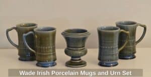 Wade-Irish-Porcelain-Mugs-and-Urn-Set