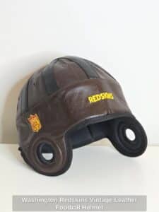 Washington-Redskins-Vintage-Leather-Football-Helmet
