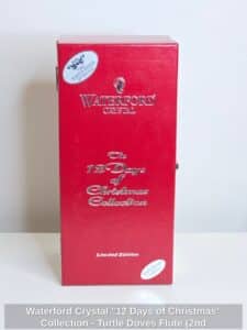 Waterford-Crystal-Days-of-Christmas-Collection-Turtle-Doves-Flute-second-Edition