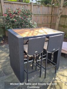 Wicker-Bar-Table-and-Stools-Set-with-Cushions