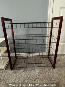 Wooden-Frame-Tier-Wire-Shoe-Rack