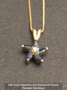 k-Gold-Sapphire-and-Diamond-Flower-Pendant-Necklace-Copy