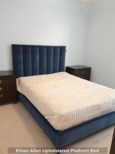 Ethan-Allen-Upholstered-Platform-Bed