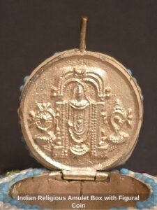 Indian-Religious-Amulet-Box-with-Figural-Coin-third-image