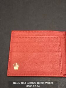 Rolex-Red-Leather-Bifold-Wallet-.-second-image